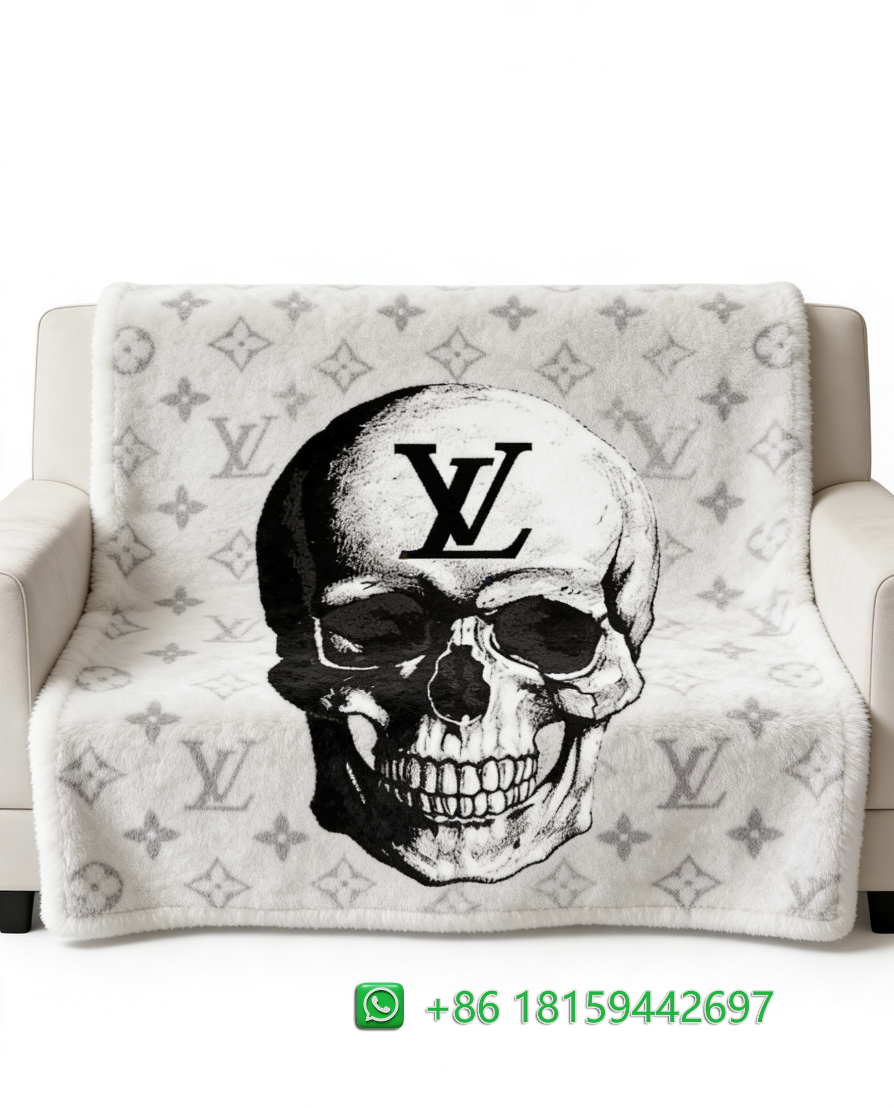 Louis Vuitton Throw Blankets